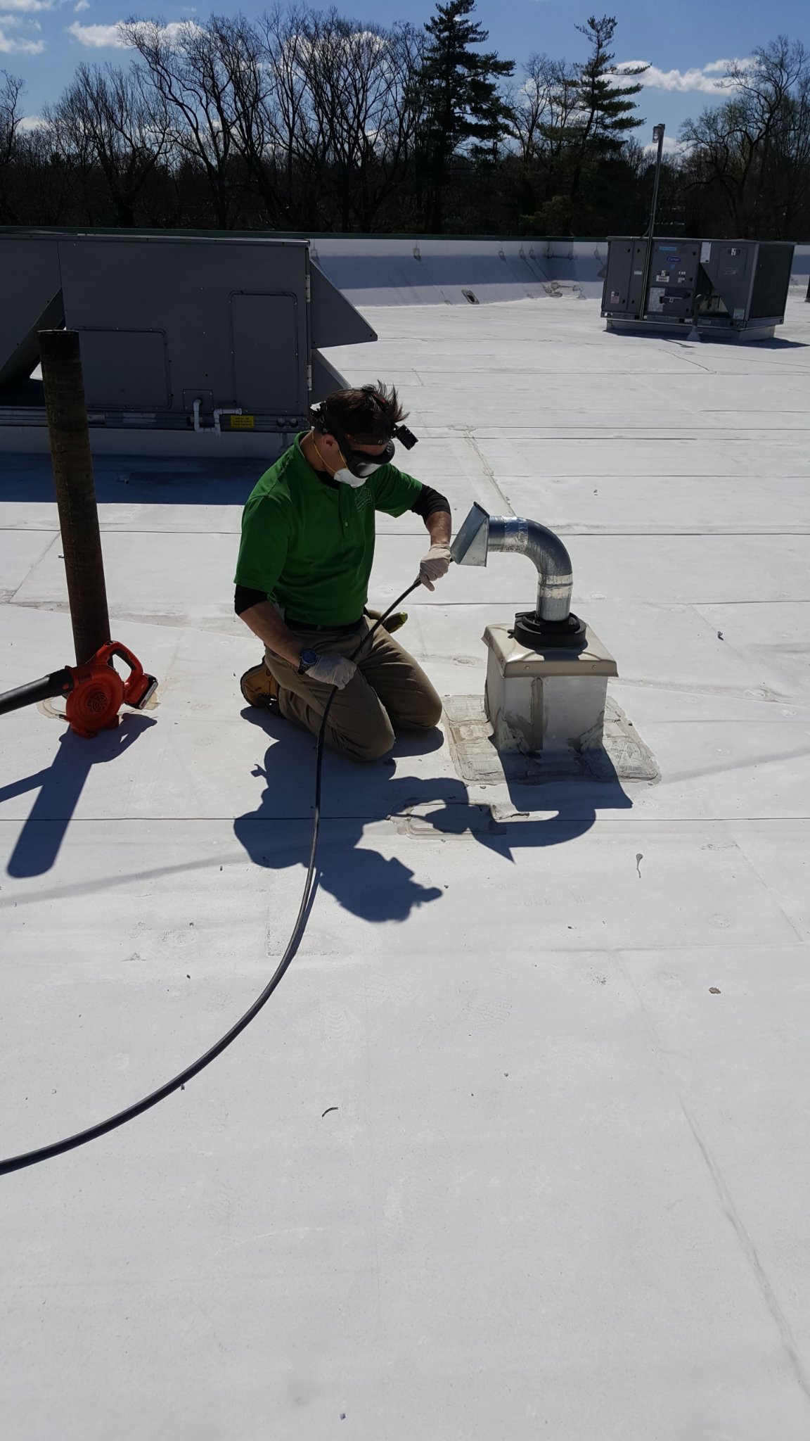 Commercial Rooftop Vent Work