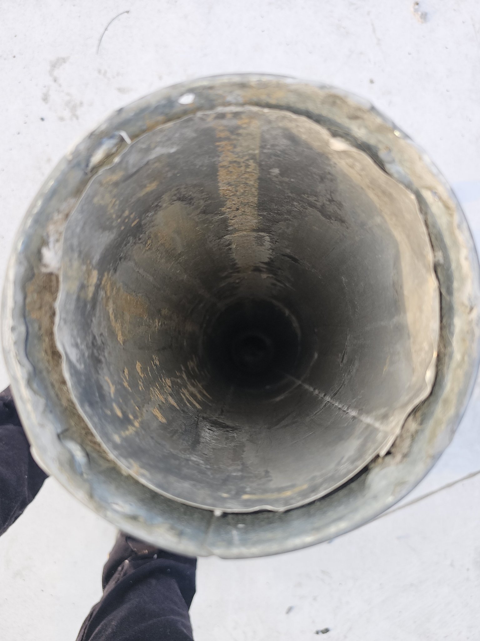 Inside A Hotel Dryer Vent Pipe