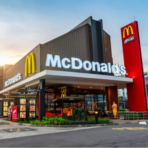 McDonald&rsquo;s Restaurant Storefront